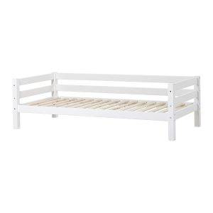 Hoppekids ECO Luxury juniorbed met rugleuning 90x200 cm, Wit
