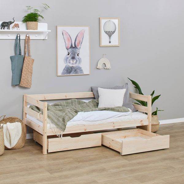 ECO Comfort juniorbed 70x160 met lades, Naturel - Afbeelding 6