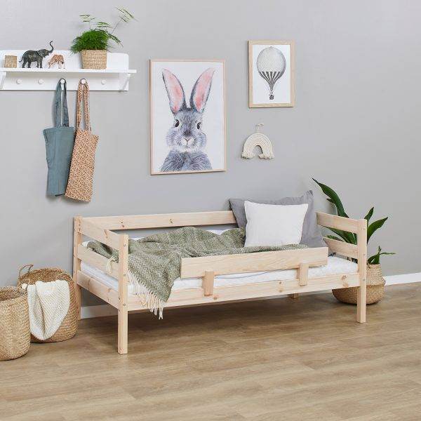 ECO Comfort juniorbed 70x160 met veiligheidsrail, Naturel - Afbeelding 3