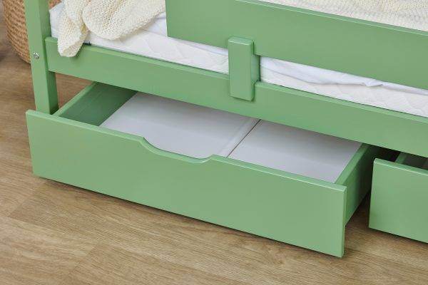 Hoppekids ECO Comfort lade set voor 70x160 cm, Pale Green - Afbeelding 3
