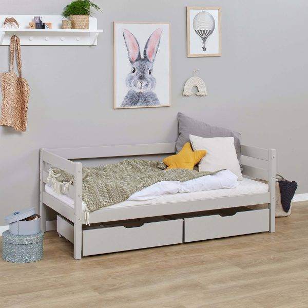 Hoppekids ECO Comfort lade set voor 70x160 cm, Dove Grey - Afbeelding 4
