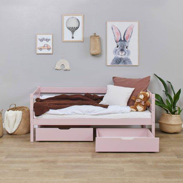 Hoppekids ECO Comfort lade set voor 70x160 cm, Pale Rose - Afbeelding 9
