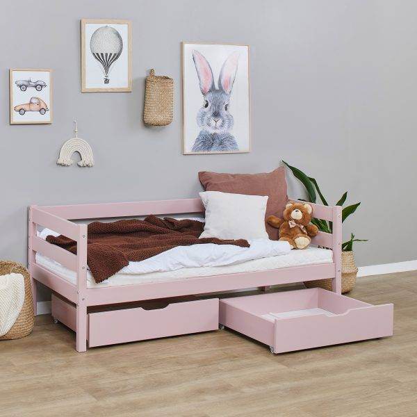 Hoppekids ECO Comfort lade set voor 70x160 cm, Pale Rose - Afbeelding 8