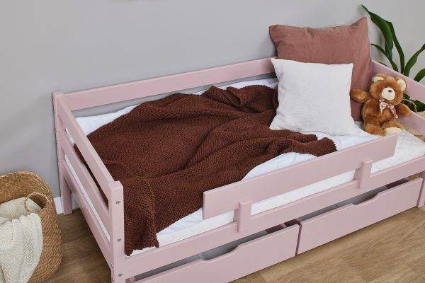 Hoppekids ECO Comfort lade set voor 70x160 cm, Pale Rose - Afbeelding 4
