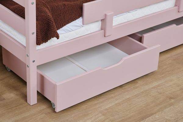 Hoppekids ECO Comfort lade set voor 70x160 cm, Pale Rose - Afbeelding 7