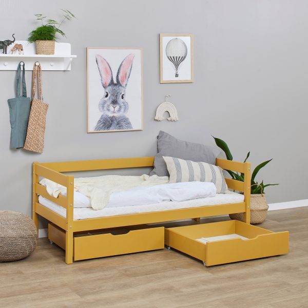 Hoppekids ECO Comfort lade set voor 70x160 cm, Autumn Yellow - Afbeelding 6
