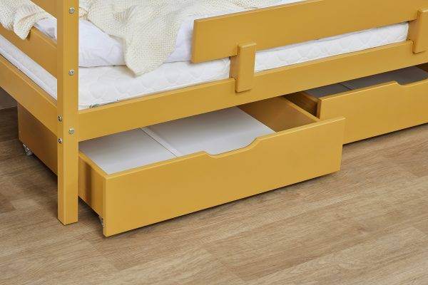 Hoppekids ECO Comfort lade set voor 70x160 cm, Autumn Yellow - Afbeelding 3