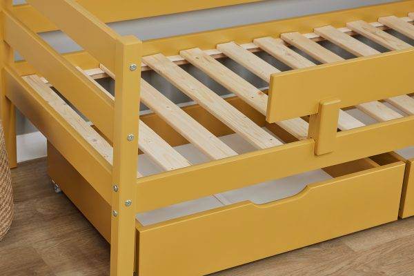 Hoppekids ECO Comfort junior bed 70x160 cm, Autumn Yellow - Afbeelding 5
