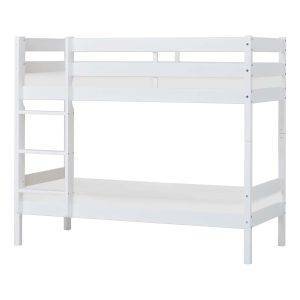 ECO Comfort stapelbed 70x160 cm met lattenbodem en koudschuimmatras, Wit