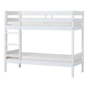ECO Comfort stapelbed 70x160 cm met lattenbodem en ECO Dream matras, Wit