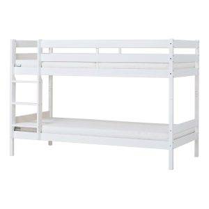 ECO Comfort stapelbed 90x200 cm met lattenbodem & koudschuimmatras, Wit