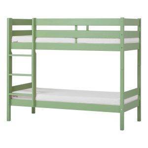 ECO Comfort stapelbed 70x160 cm met lattenbodem & koudschuimmatras, Pale green
