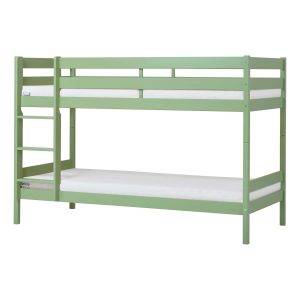 ECO Comfort stapelbed 90x200 cm met lattenbodem & koudschuimmatras, Pale green