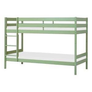 ECO Comfort stapelbed 90x200 cm met lattenbodem en schuimmatras, Lpale green