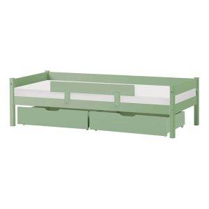 ECO One juniorbed model 0106 70x160 cm met lades & veiligheidsrail, Groen