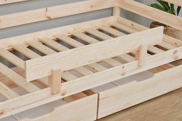 Hoppekids ECO Comfort lade set voor 70x160 cm, Naturel - Afbeelding 6