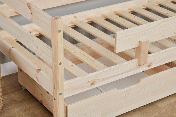 ECO Comfort juniorbed 70x160 met lades, Naturel - Afbeelding 7