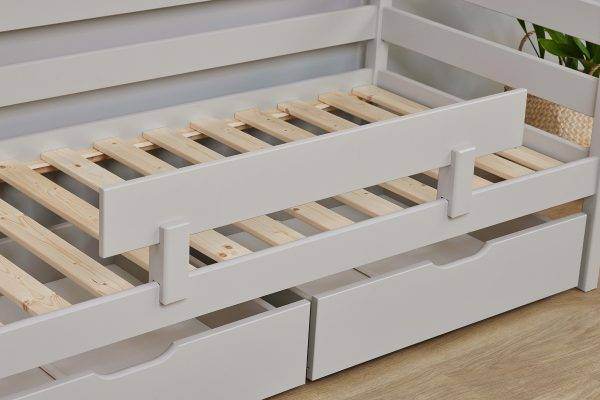 Hoppekids ECO Comfort lade set voor 70x160 cm, Dove Grey - Afbeelding 6