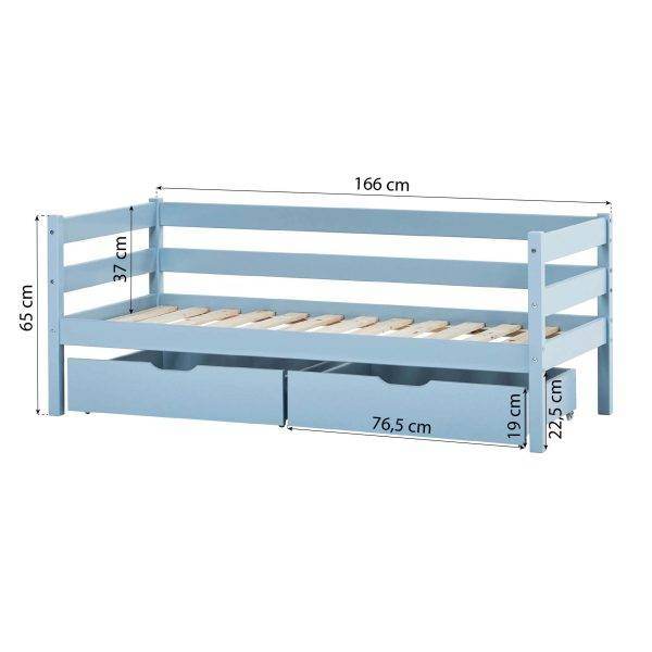 Hoppekids ECO Comfort lade set voor 70x160 cm, Dream Blue - Afbeelding 10