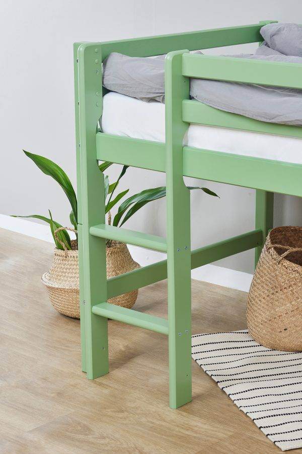 Hoppekids ECO Dream halfhoogslaper 90x200cm Pale Green - Afbeelding 4