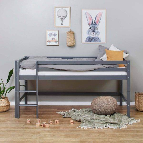 Hoppekids ECO Dream halfhoogslaper 90x200cm Smoked Pearl - Afbeelding 5