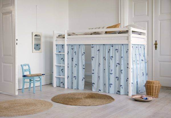 Hoppekids Ole Lukoie gordijn voor halfhoog bed, Blauw - Afbeelding 4