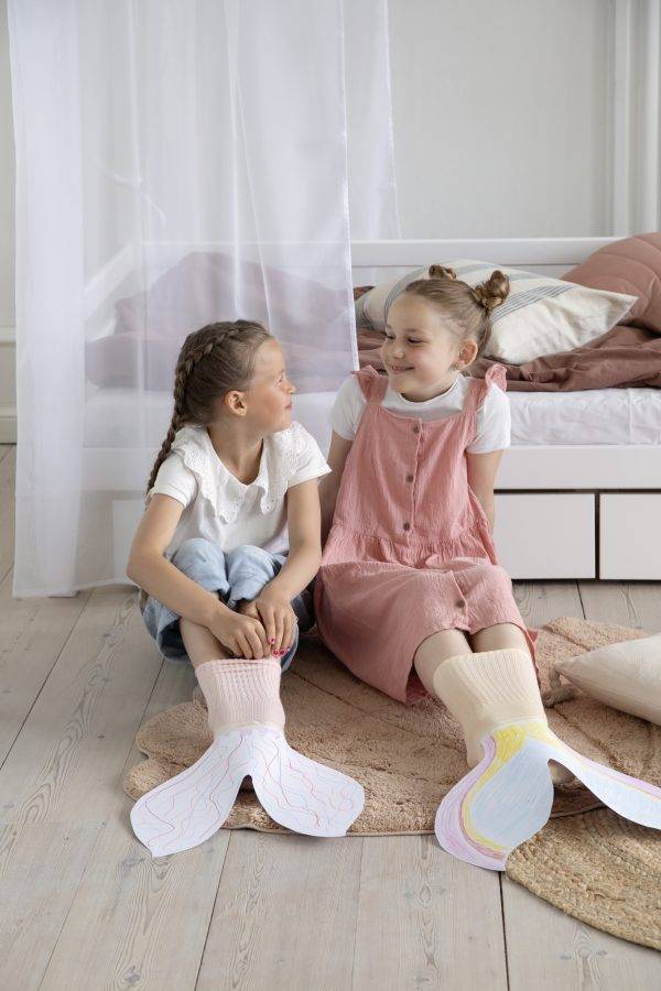 Hoppekids Zeemeermin textiel voor huisbed 90x200 cm - Afbeelding 3