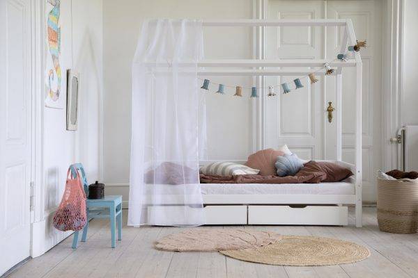 Hoppekids Zeemeermin textiel voor huisbed 90x200 cm - Afbeelding 2
