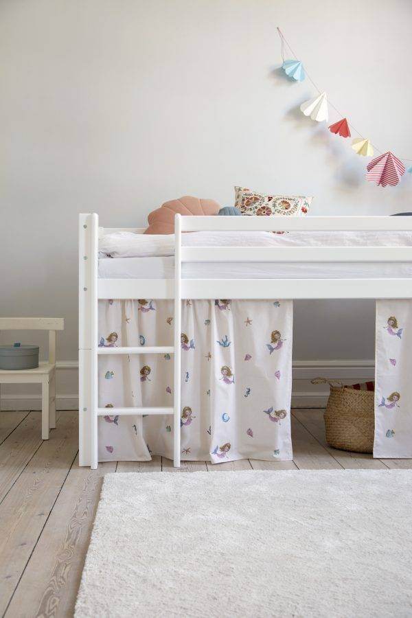 Hoppekids Gordijn Halverwege Hoog Bed, Zeemeermin - Afbeelding 3