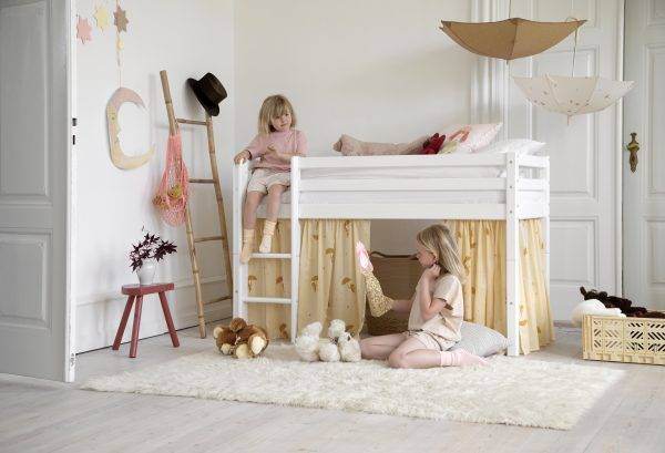 Hoppekids Ole Lukoie gordijn voor halfhoog bed, Geel - Afbeelding 3