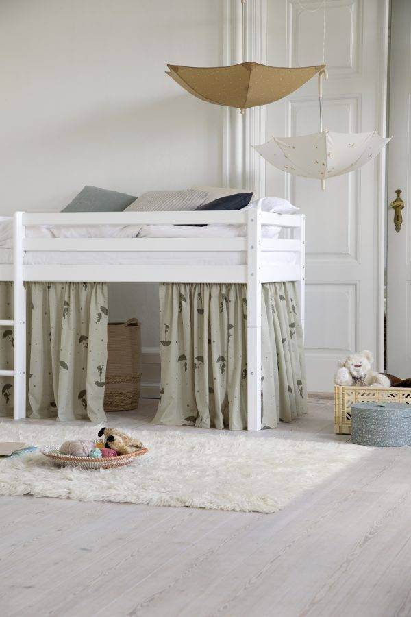 Hoppekids Ole Lukoie gordijn voor halfhoog bed, Groen - Afbeelding 4
