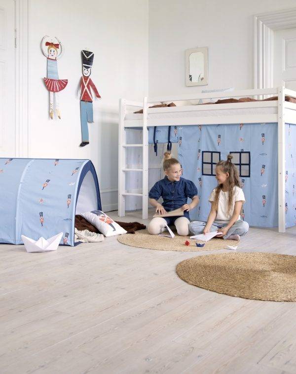 Hoppekids Tin Soldier Gordijn voor halfhoog bed 90x200 cm - Afbeelding 4