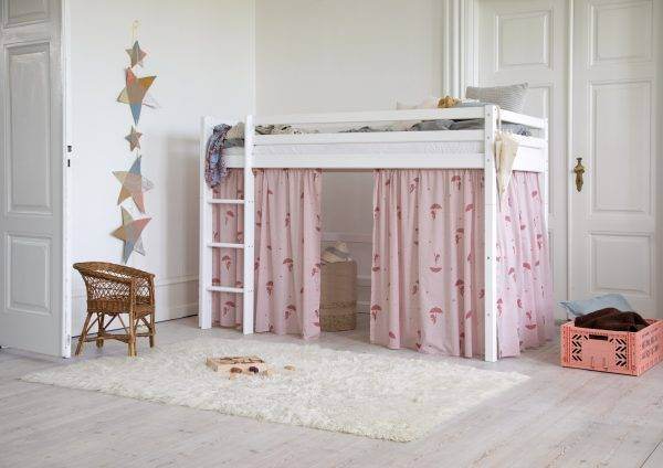 Hoppekids Ole Lukoie gordijn voor halfhoog bed, Rood - Afbeelding 4