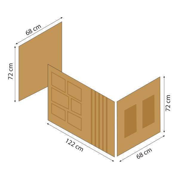 Hoppekids Creator gordijn voor halfhoog en stapelbed 70x160 cm - Afbeelding 8