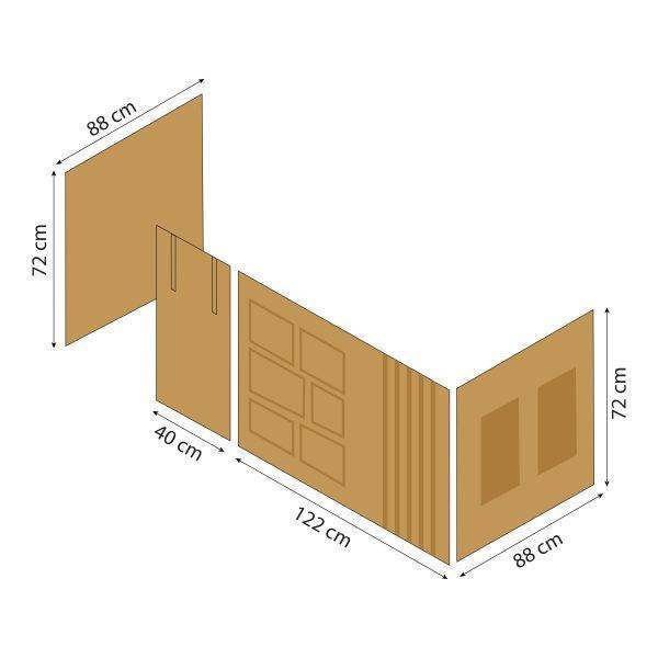 Hoppekids Creator gordijn voor halfhoog en stapelbed 90x200 cm - Afbeelding 6