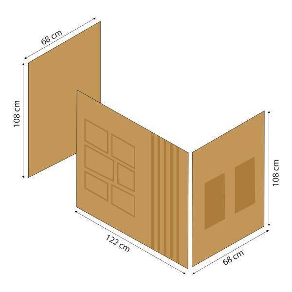 Hoppekids Creator gordijn voor halfhoog bed 70x160 cm - Afbeelding 5