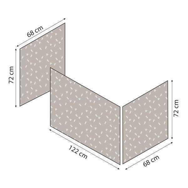 Hoppekids Huisdierengordijn voor halfhoog en stapelbed 70x160 cm - Afbeelding 8