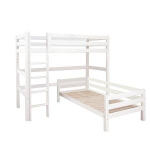 Hoppekids ECO Luxury hoogslaper 90x190 cm, Wit