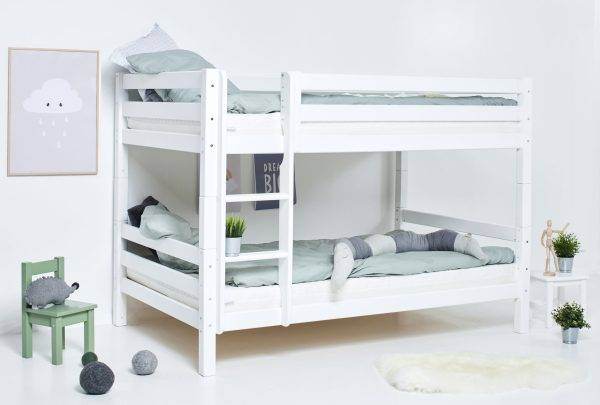 Hoppekids ECO Luxury stapelbed 120x200 cm, Wit - Afbeelding 3