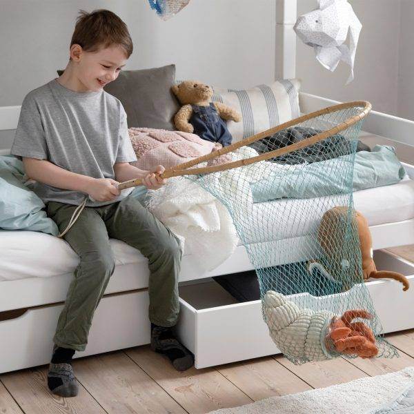 Hoppekids ECO Luxury stapelbed 90x200 cm, Wit - Afbeelding 4