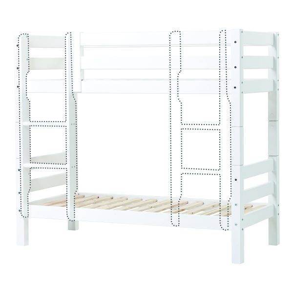 Hoppekids ECO Luxury stapelbed 70x160 cm, Wit - Afbeelding 4