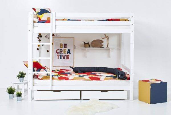 Hoppekids ECO Luxury hoogslaper 120x200 cm, Wit - Afbeelding 6