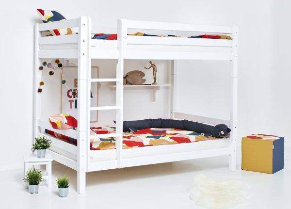 Hoppekids ECO Luxury hoogslaper 120x200 cm, Wit - Afbeelding 3