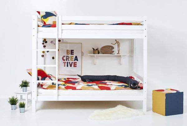 Hoppekids ECO Luxury hoogslaper 120x200 cm, Wit - Afbeelding 2