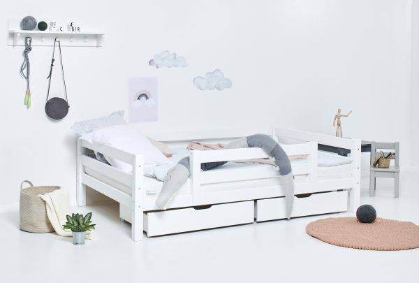 Hoppekids plank met 5 haakjes, Wit - Afbeelding 2