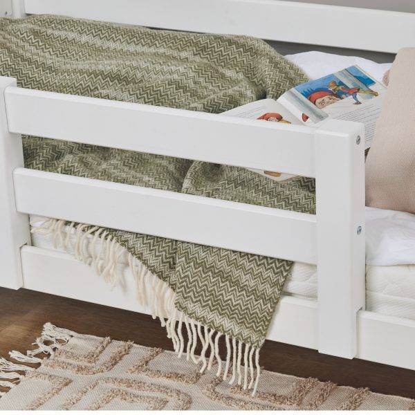Hoppekids ECO Luxury junior bed 70x160 cm met 1/2 bedhekje, Wit - Afbeelding 4