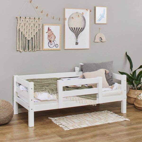 Hoppekids ECO Luxury junior bed 70x160 cm met 1/2 bedhekje, Wit - Afbeelding 3