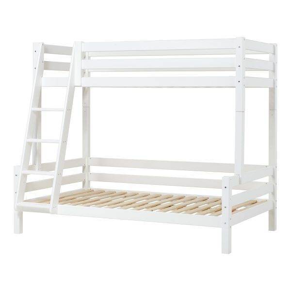 Hoppekids ECO Luxury hoog familie stapelbed 120x200 cm, Wit