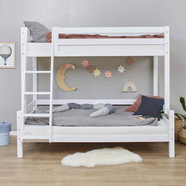 Hoppekids ECO Luxury hoog familie stapelbed 120x200 cm, Wit - Afbeelding 2