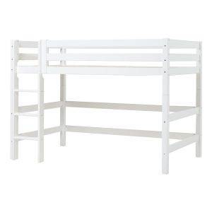 Hoppekids ECO Luxury middenhoog bed 120x200 cm, Wit